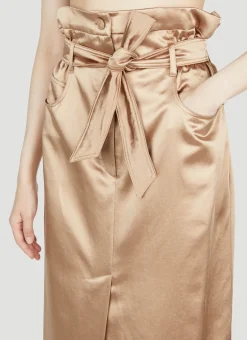Satin Maxi Skirt