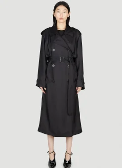 Satin Trench Coat