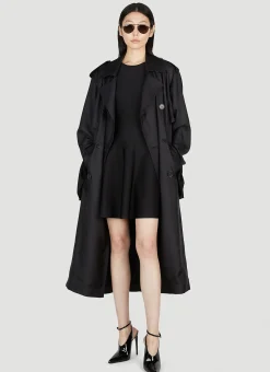 Satin Trench Coat