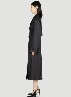 Satin Trench Coat