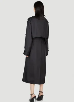 Satin Trench Coat