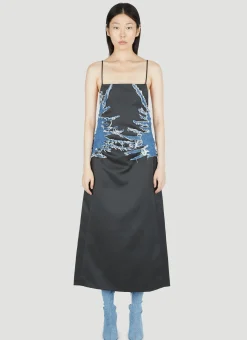 Satin Whisker Dress