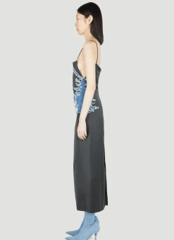 Satin Whisker Dress
