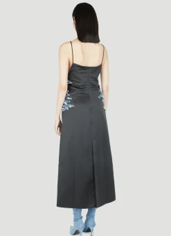 Satin Whisker Dress