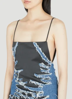 Satin Whisker Dress