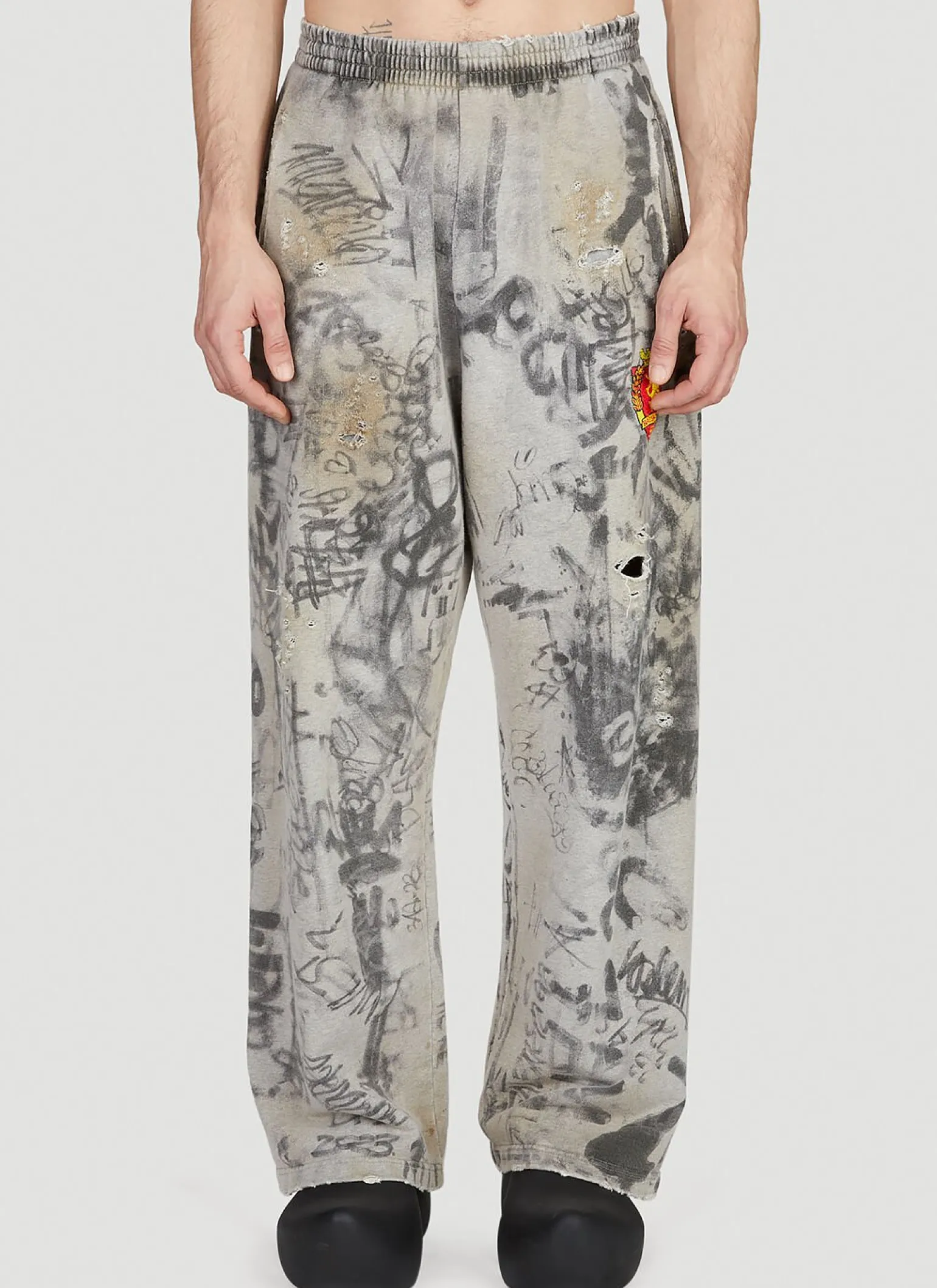 Scribbled Track Pants