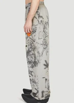 Scribbled Track Pants