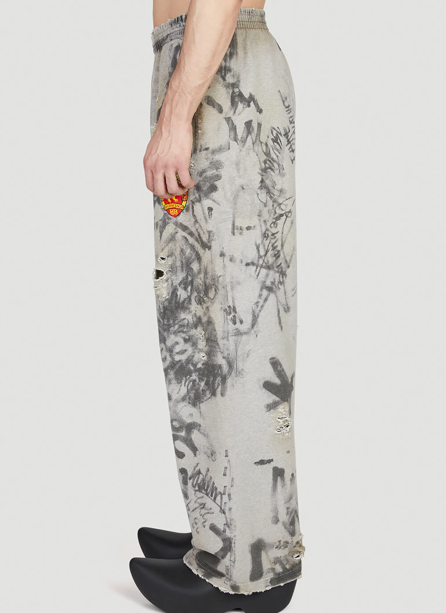 Scribbled Track Pants