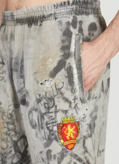Scribbled Track Pants