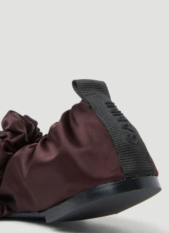 Scrunchie Ballerina Flats