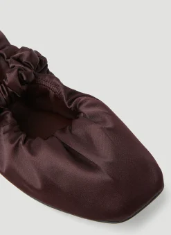 Scrunchie Ballerina Flats