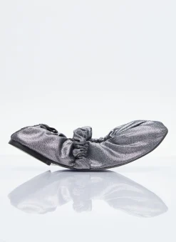 Scrunchie Ballerina Flats