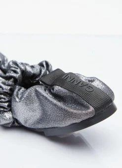 Scrunchie Ballerina Flats