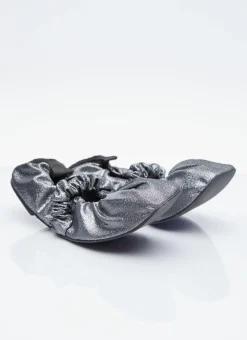 Scrunchie Ballerina Flats