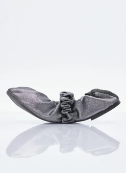 Scrunchie Ballerina Flats