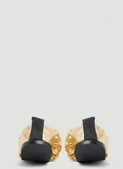Scrunchie Ballerina Flats