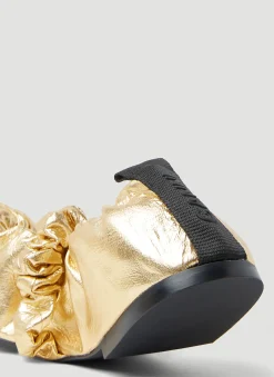Scrunchie Ballerina Flats