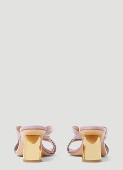Sculptured Heel Mules