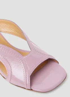 Sculptured Heel Mules