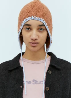 Self-Tie Knit Hat