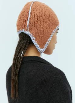 Self-Tie Knit Hat