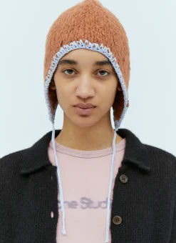 Self-Tie Knit Hat