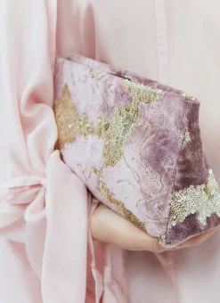 Sequin Embellished Clutch