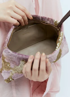 Sequin Embellished Clutch