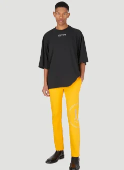 Sequin Graphic Track Pants