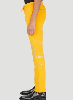 Sequin Graphic Track Pants