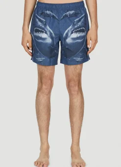Shark Print Swim Shorts