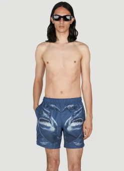 Shark Print Swim Shorts