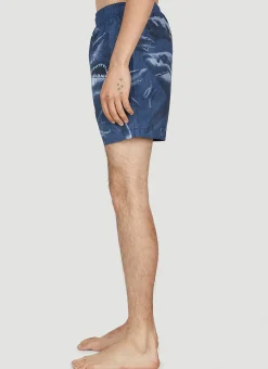 Shark Print Swim Shorts