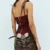 Shearling Bucket Shoulder Bag