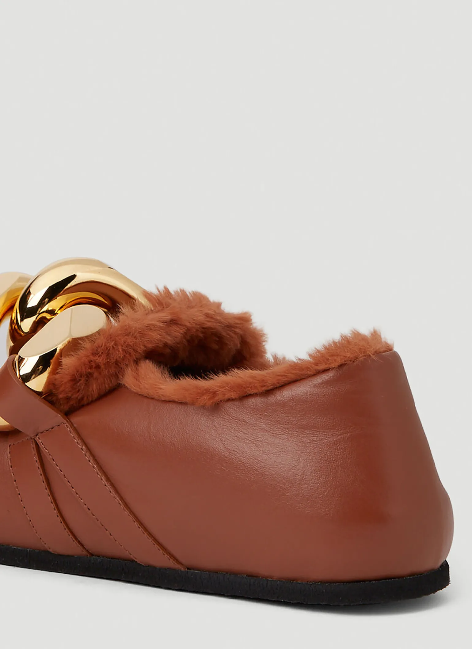 Shearling Chain Loafers