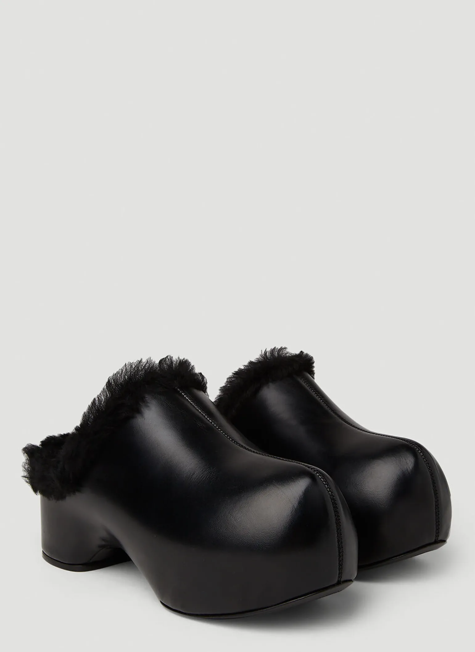 Shearling Clogs