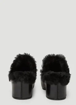 Shearling Clogs