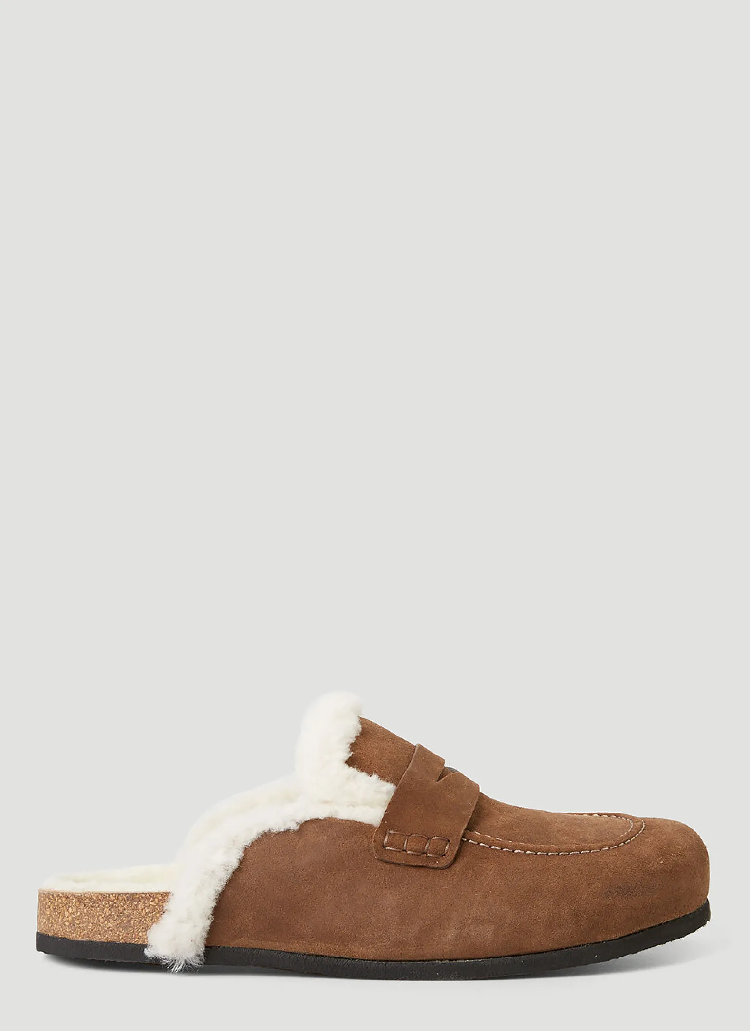Shearling Leather Loafers