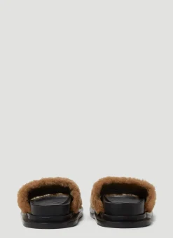 Shearling Sandals