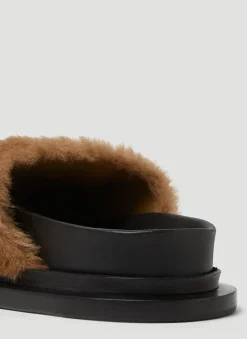 Shearling Sandals