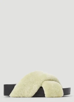 Shearling Slides