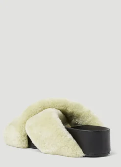 Shearling Slides
