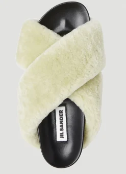 Shearling Slides