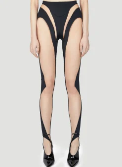 Sheer Cut Out Leggings
