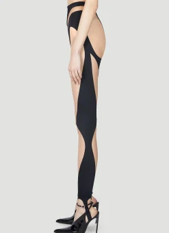 Sheer Cut Out Leggings