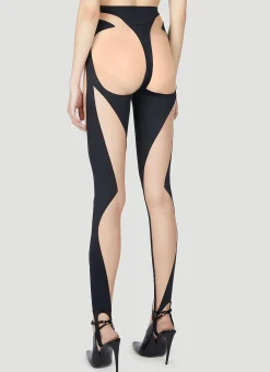 Sheer Cut Out Leggings