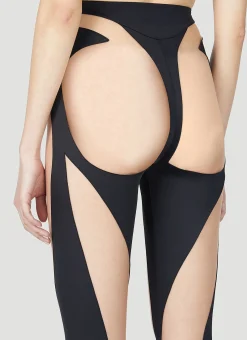 Sheer Cut Out Leggings