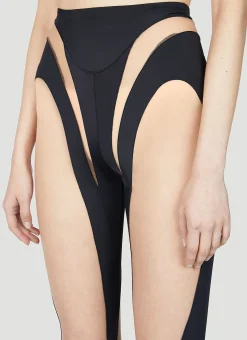 Sheer Cut Out Leggings