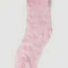 Sheer Four Bar Socks