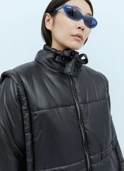 Shiny Quilt Vest Jacket